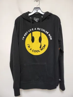 NoRubEdging Sweatshirt Hoodie By Clothes Mentor In Black & Yellow, Size: L