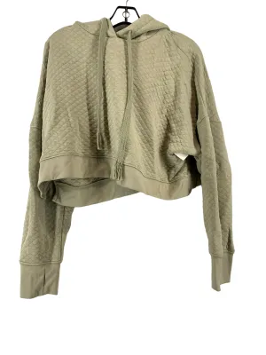 ZeroWaste Production AntiPilling Finish Green Athletic Sweatshirt Hoodie Clothes Mentor, Size L