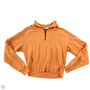 Sweatshirt Crewneck By Stateside In Orange, Size: S Light Jacket MoistureWickingMaterial
