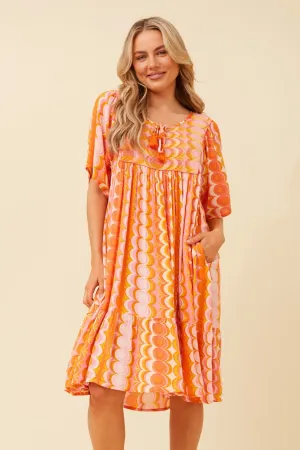Work Wear Eco Core HONDA EMBROIDED BABYDOLL DRESS