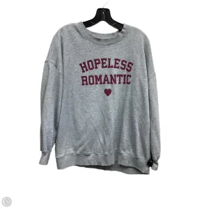 Sweatshirt Crewneck By Old Navy In Grey, Size: L TearResistant