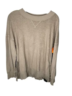 EcoFriendly Dye Sweatshirt Crewneck By Aerie In Brown, Size: M