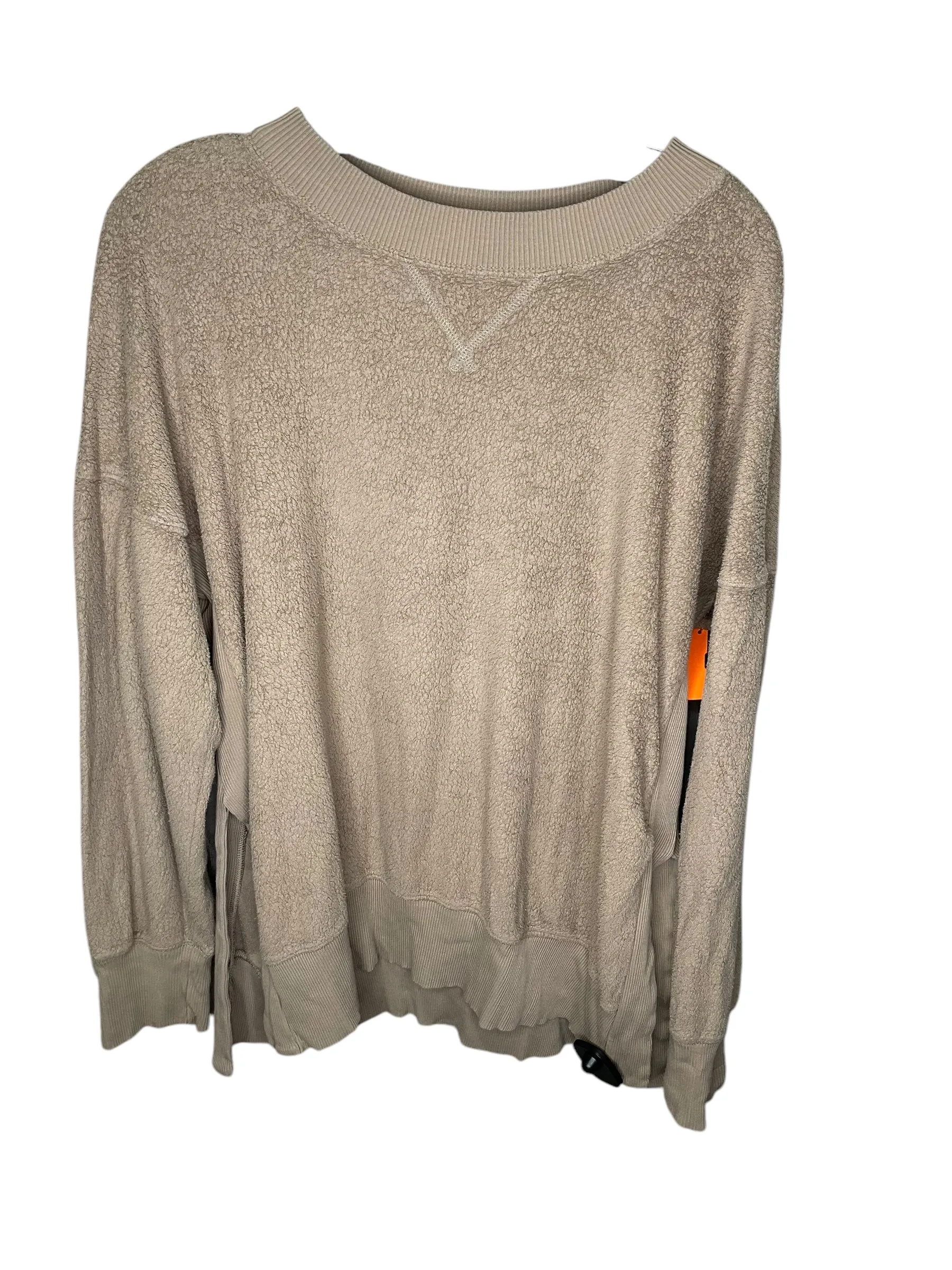 EcoFriendly Dye Sweatshirt Crewneck By Aerie In Brown, Size: M