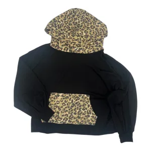 Flight Fit Sweatshirt Hoodie By Zenana Outfitters In Black, Size:Xl
