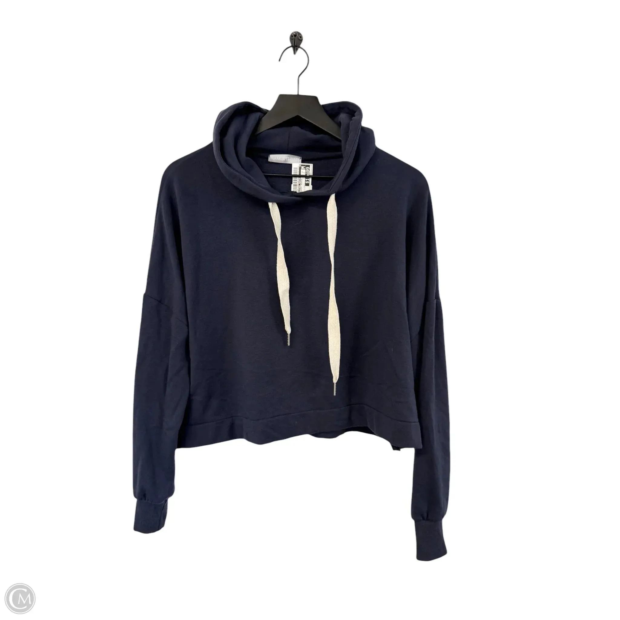 Trendy Trousers Sweatshirt Hoodie By Clothes Mentor In Blue, Size: L