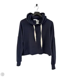 Trendy Trousers Sweatshirt Hoodie By Clothes Mentor In Blue, Size: L