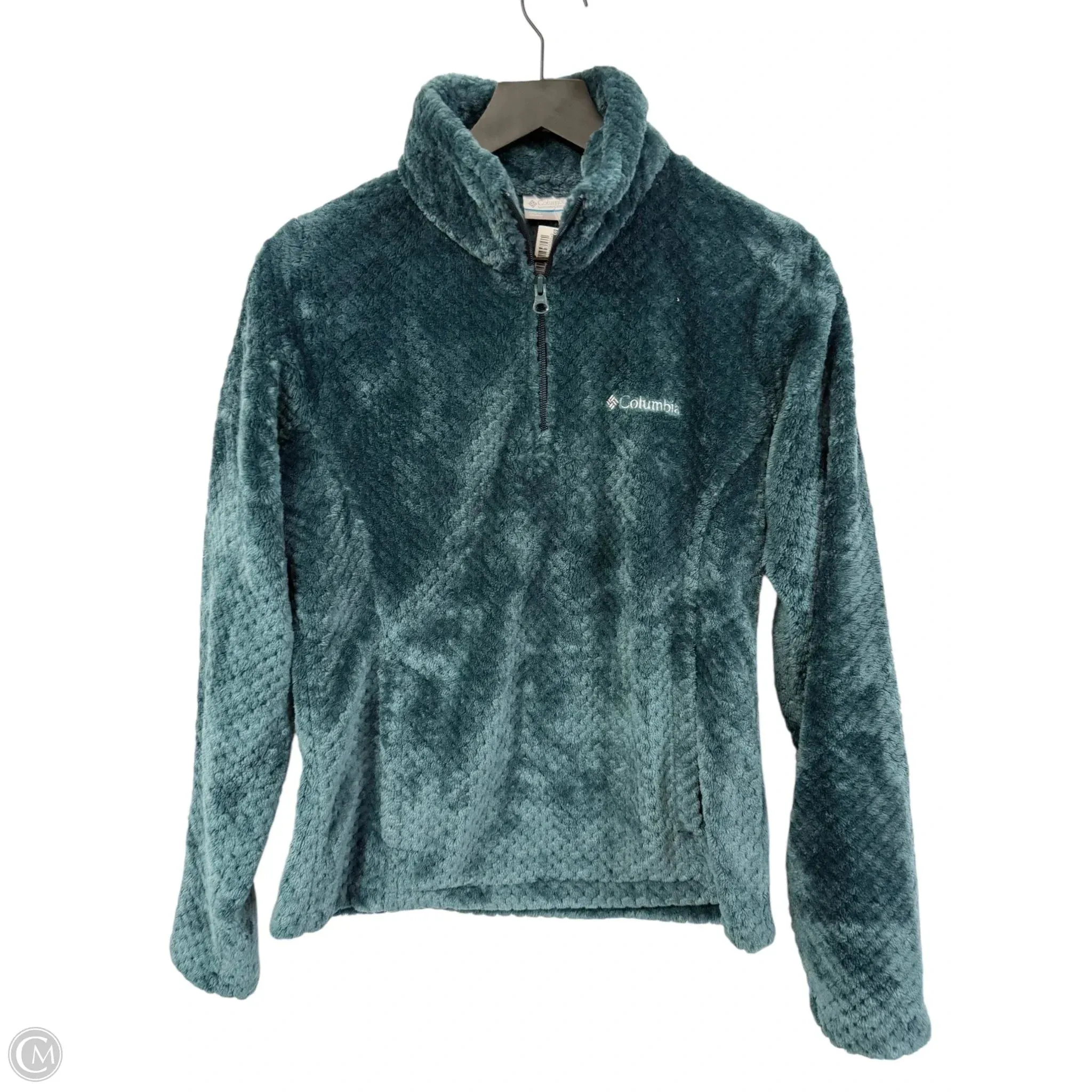 CompressionEnhanced Fit Vital Core Sweatshirt Collar By Columbia In Teal, Size: S