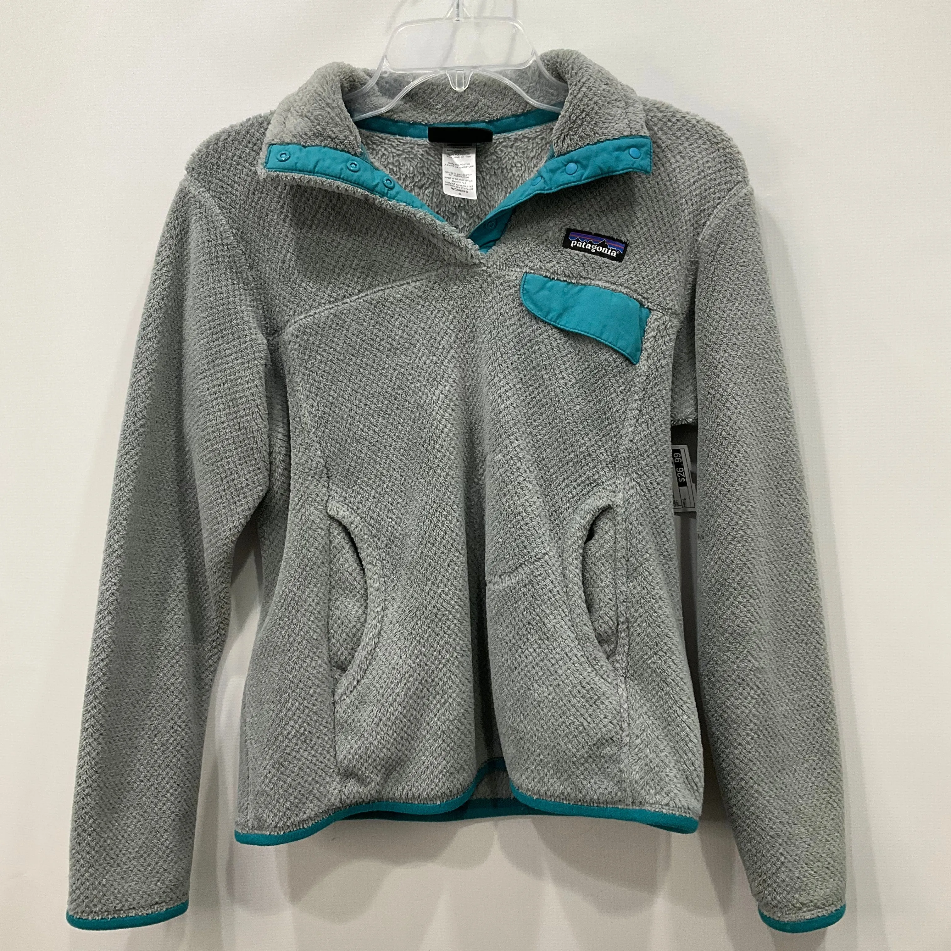 Sweatshirt Collar By Patagonia In Grey, Size: S Tagless Design