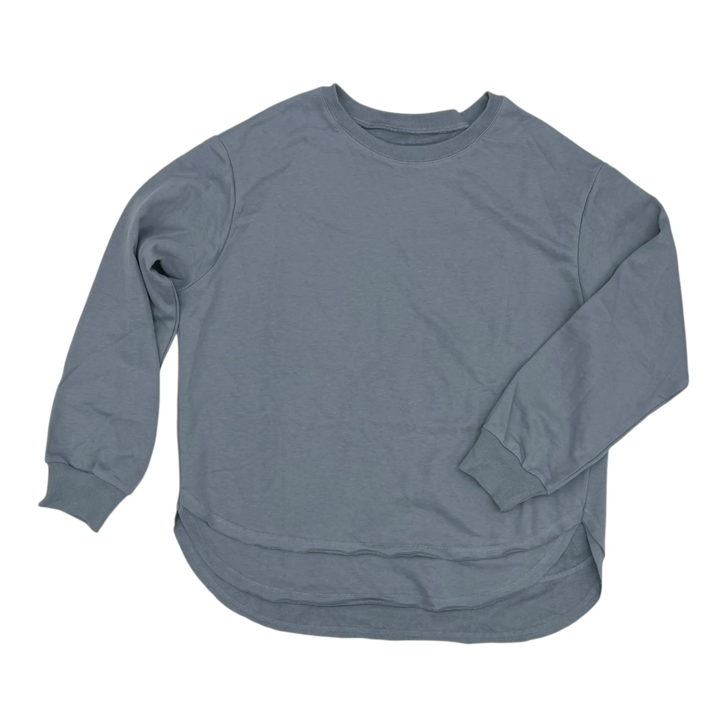 QuickRelease Closures Soft Touch Sweatshirt Crewneck By Shein In Blue, Size:Xl