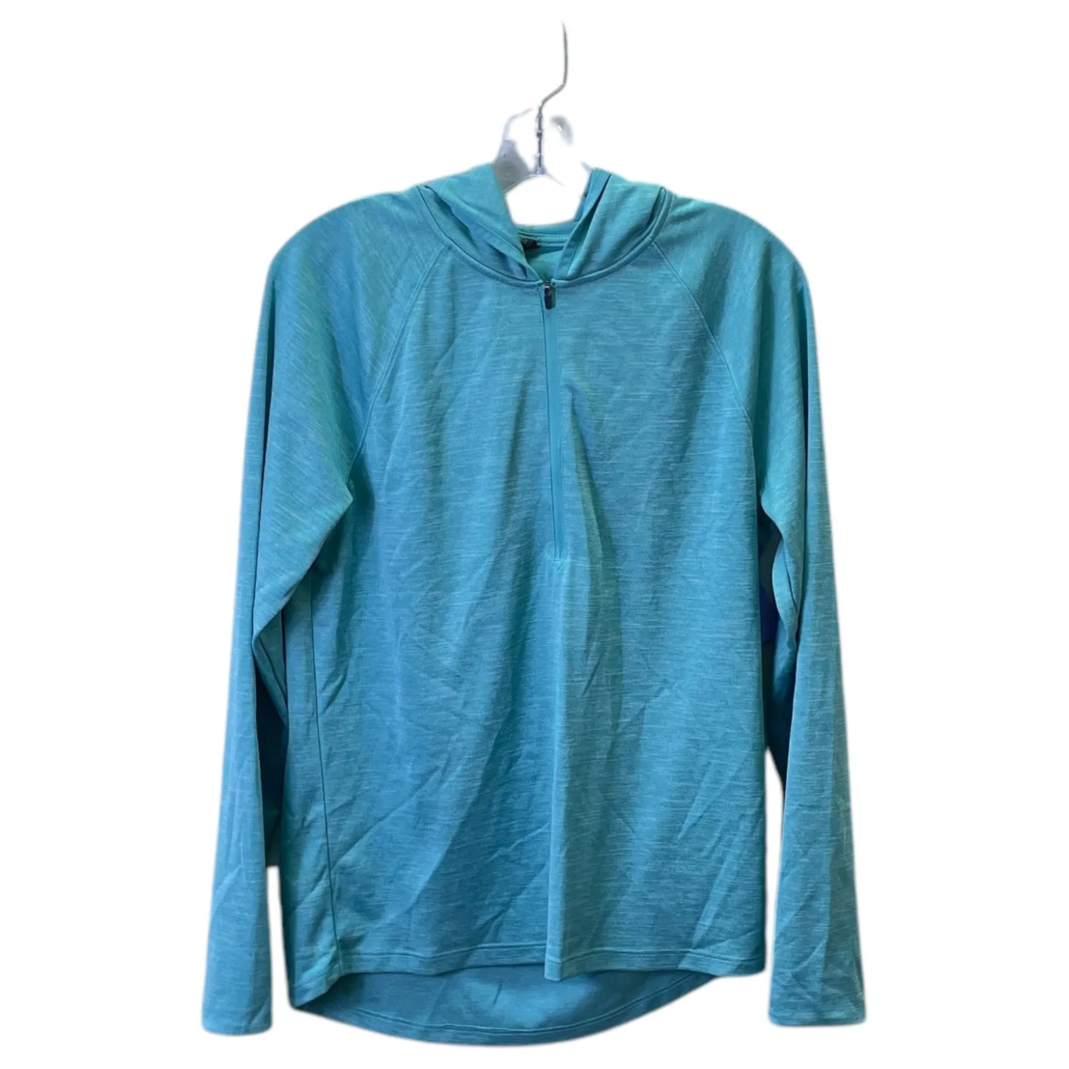 Athletic Sweatshirt Hoodie By Zella In Aqua, Size:S Everyday Style