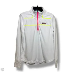 Athletic Sweatshirt Collar By Vineyard Vines In White, Size: S Cozy Pullover