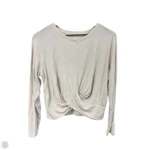Athletic Sweatshirt Crewneck By All In Motion In Ivory, Size: L High End