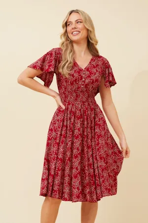 Lightweight Jacket River Core SANDY DITSY FLORAL PRINT DRESS