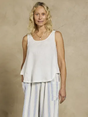 Evia Linen Top Coconut Water Resistant Finish Breathable mesh inserts