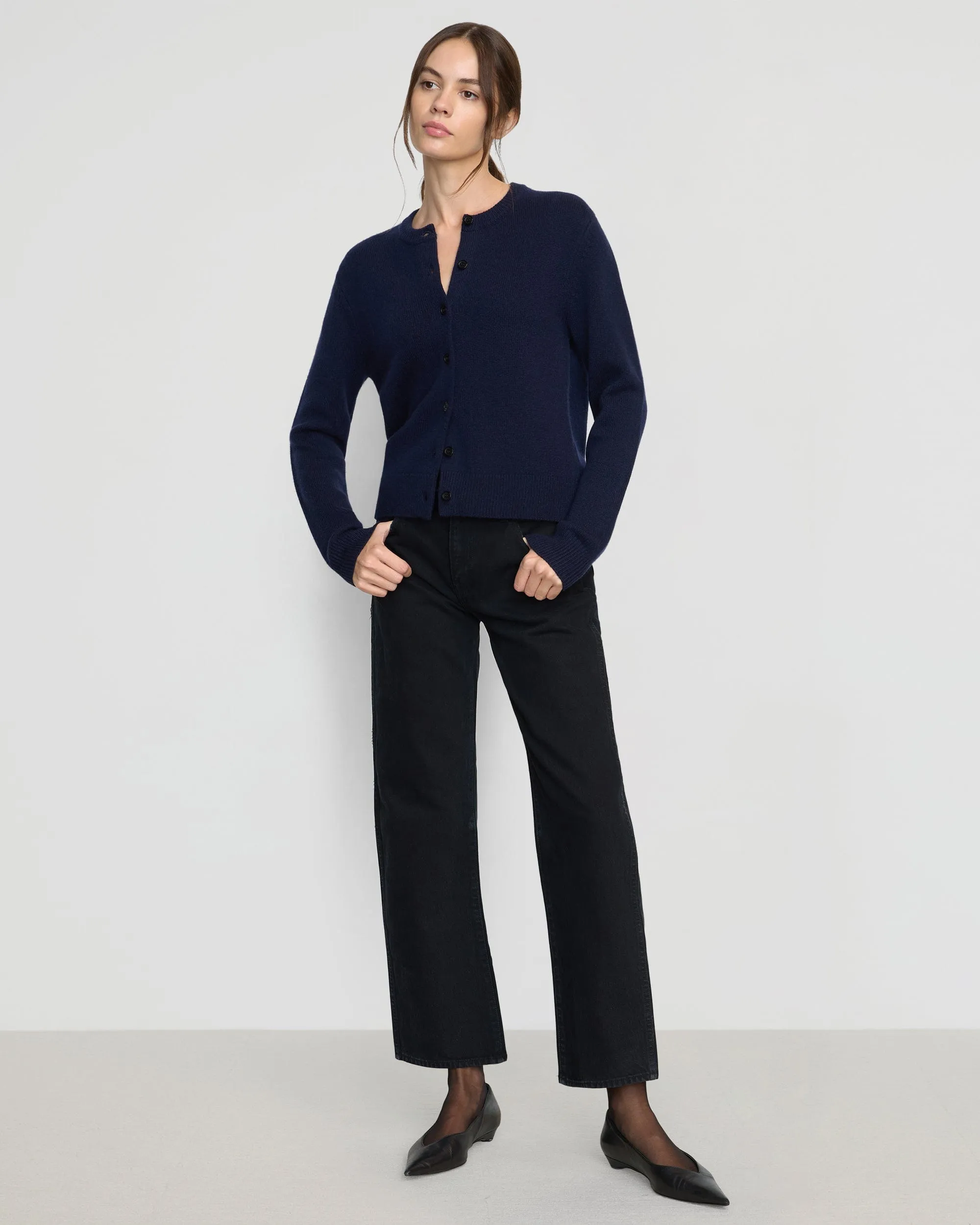 Kiran Wool-Cashmere Cardigan Soft comfort layer Winter Comfort
