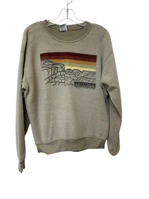 Sweatshirt Crewneck By Clothes Mentor In Taupe, Size: M Planet Care