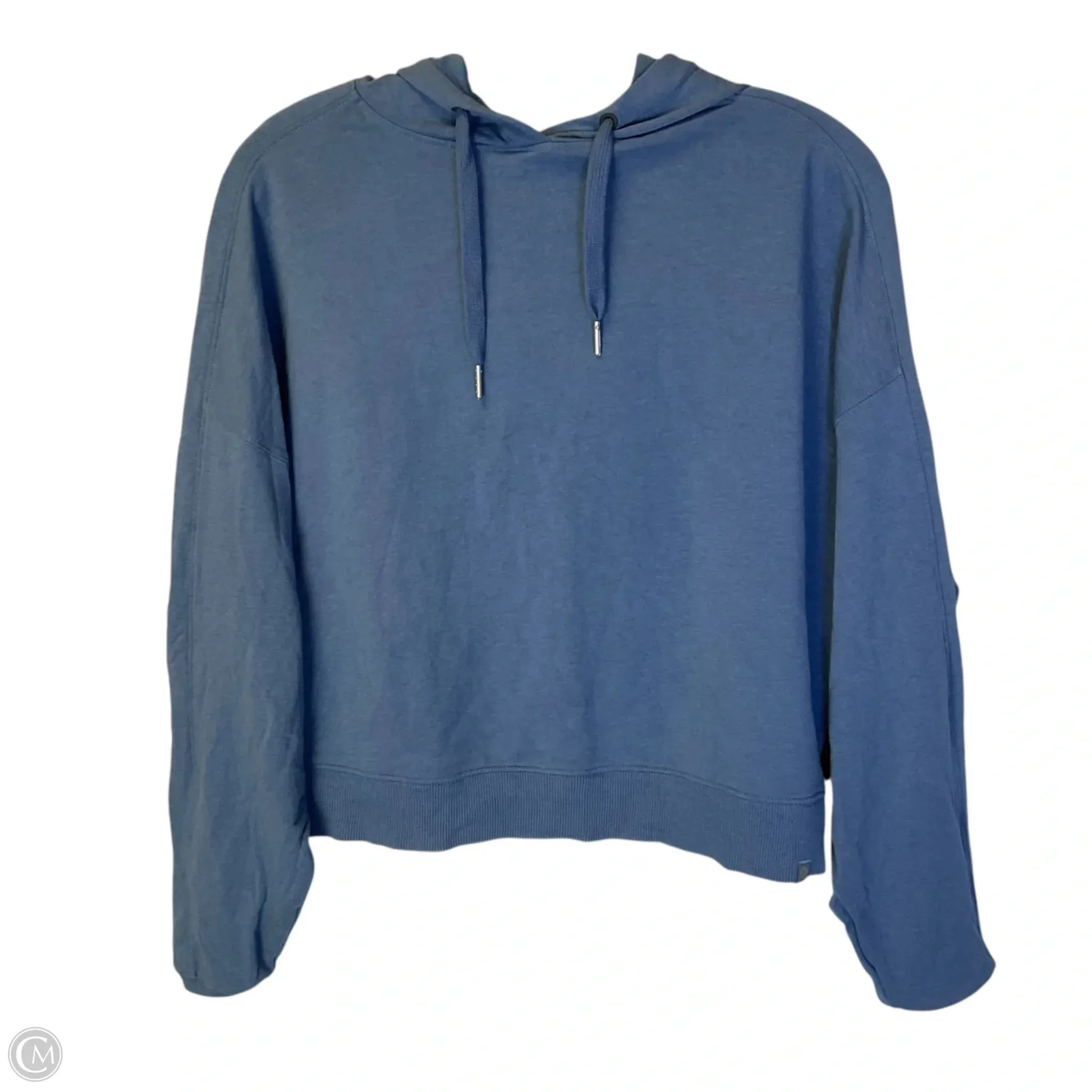 MachineWashable Fabric Fashionable Look Sweatshirt Hoodie By Clothes Mentor In Blue, Size: Xs