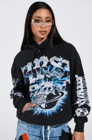 product premium quality product customization flexibility DIAMOND RUSH HOODED SWEATSHIRT