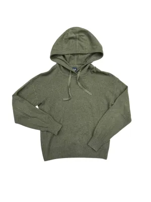 Trendy Outerwear Sweatshirt Hoodie By Gap In Green, Size: S