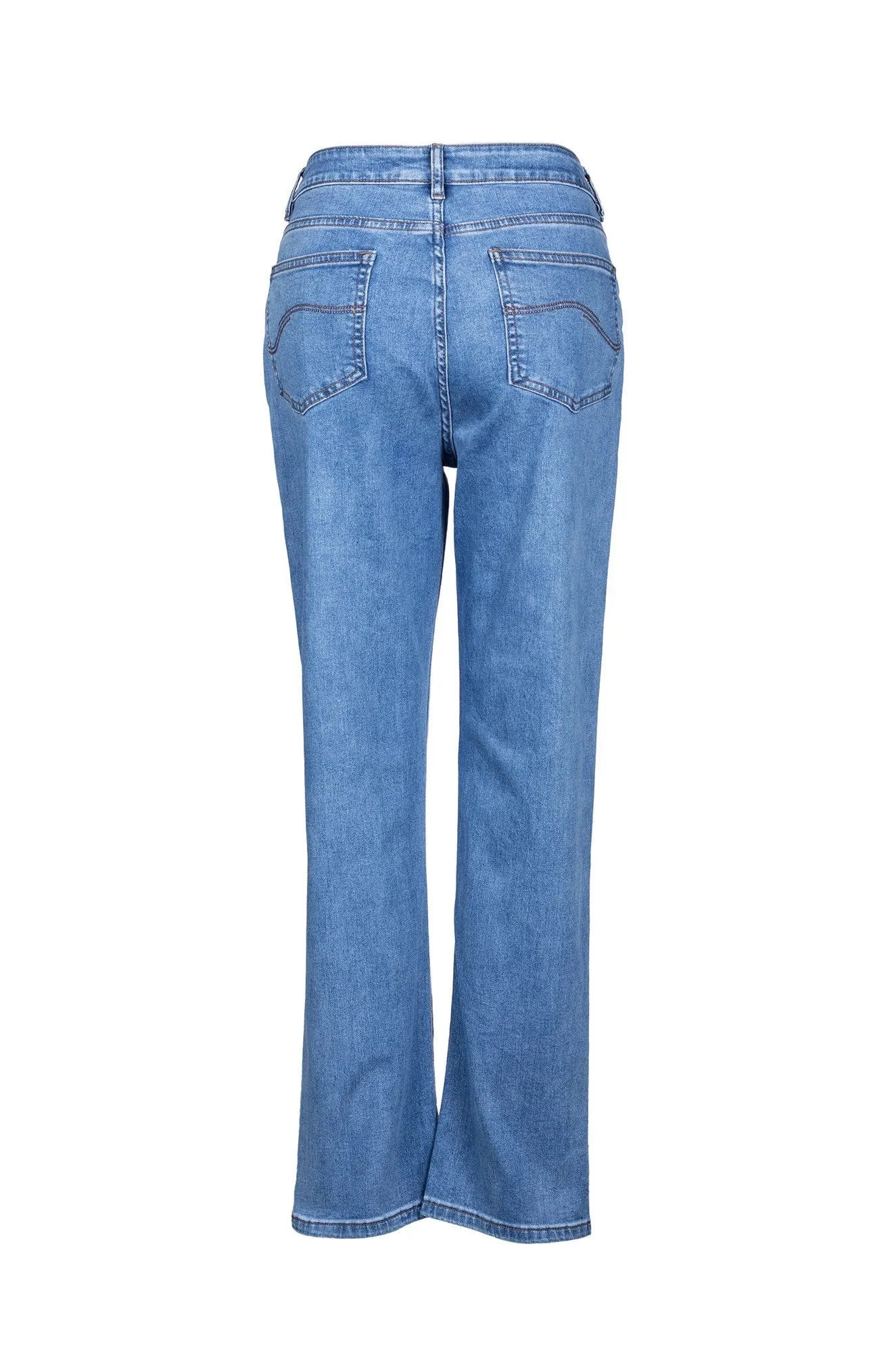 Functional Casual All Style Fit Short Jeans | MID INDIGO | 0023B1