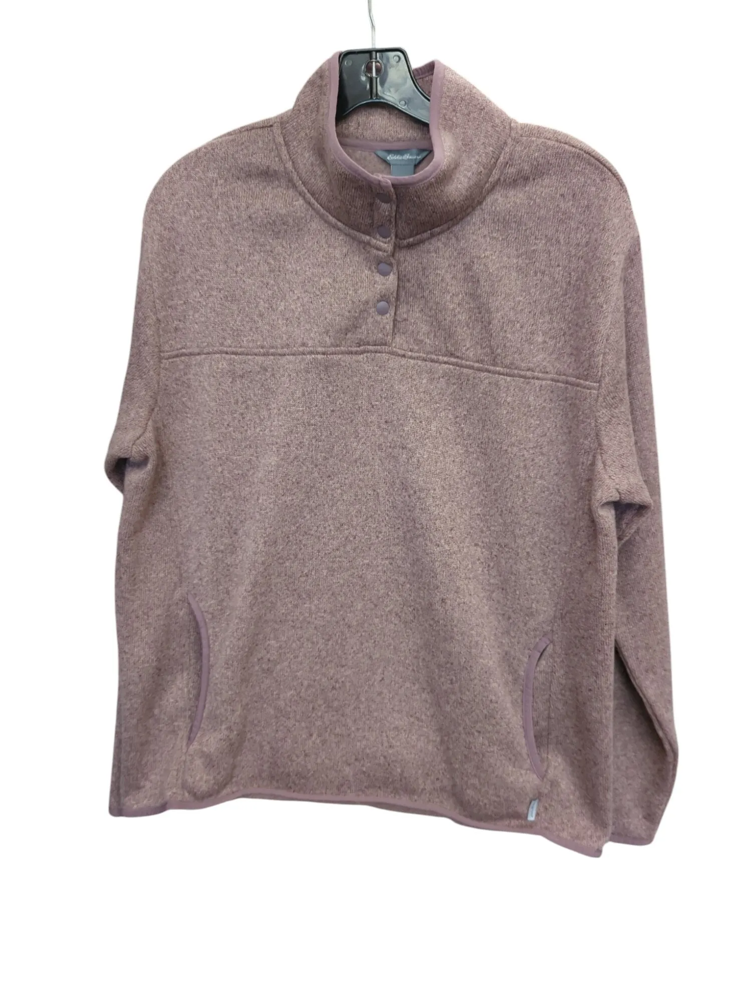 Relaxed Blouse Cozy Pajamas Sweatshirt Collar By Eddie Bauer  Size: Xl