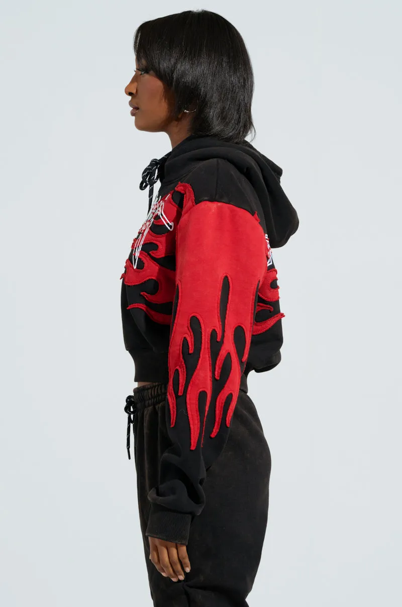 ON FIRE SWEATSHIRT Simple Style