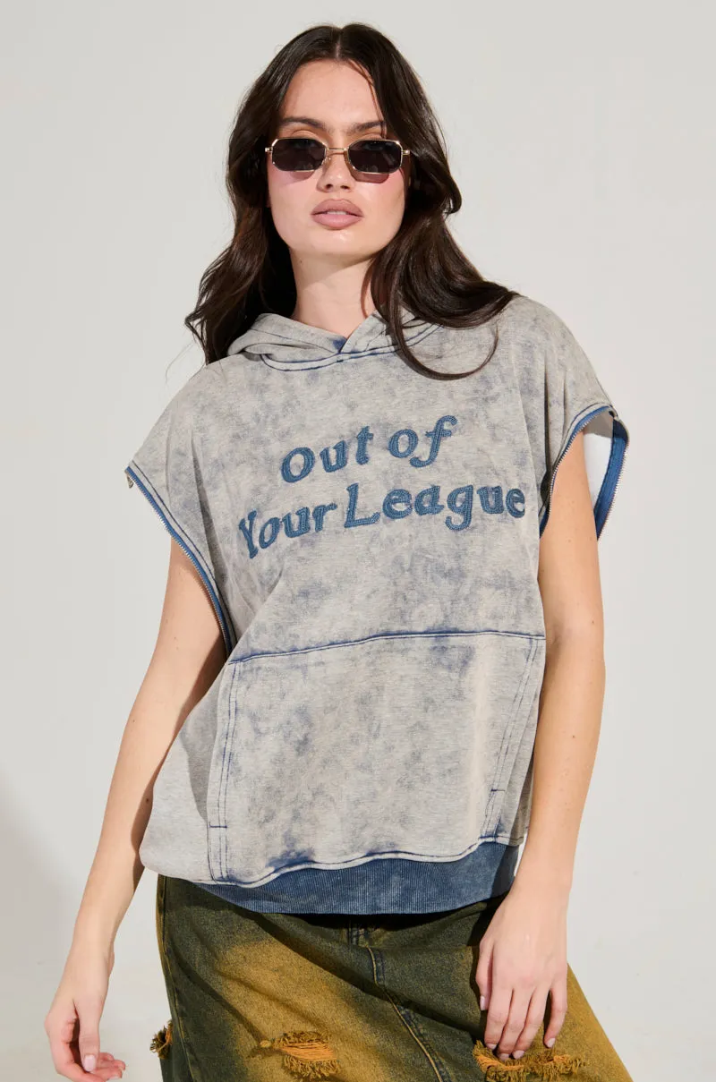 OUT OF YOUR LEAGUE HOODIE Trendy Fashion