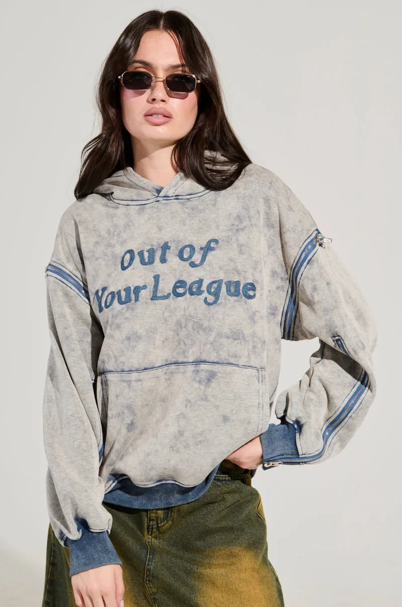 OUT OF YOUR LEAGUE HOODIE Essential Outerwear