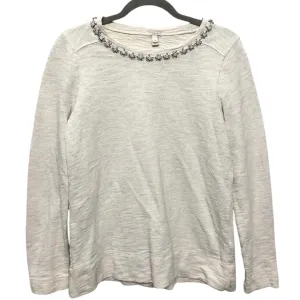 Multi-Purpose Wear Evening Glow Sweatshirt Crewneck By J. Crew In Beige, Size:S