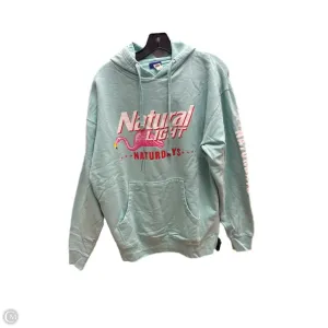 Lift Mode Sweatshirt Hoodie By Clothes Mentor In Aqua, Size: L