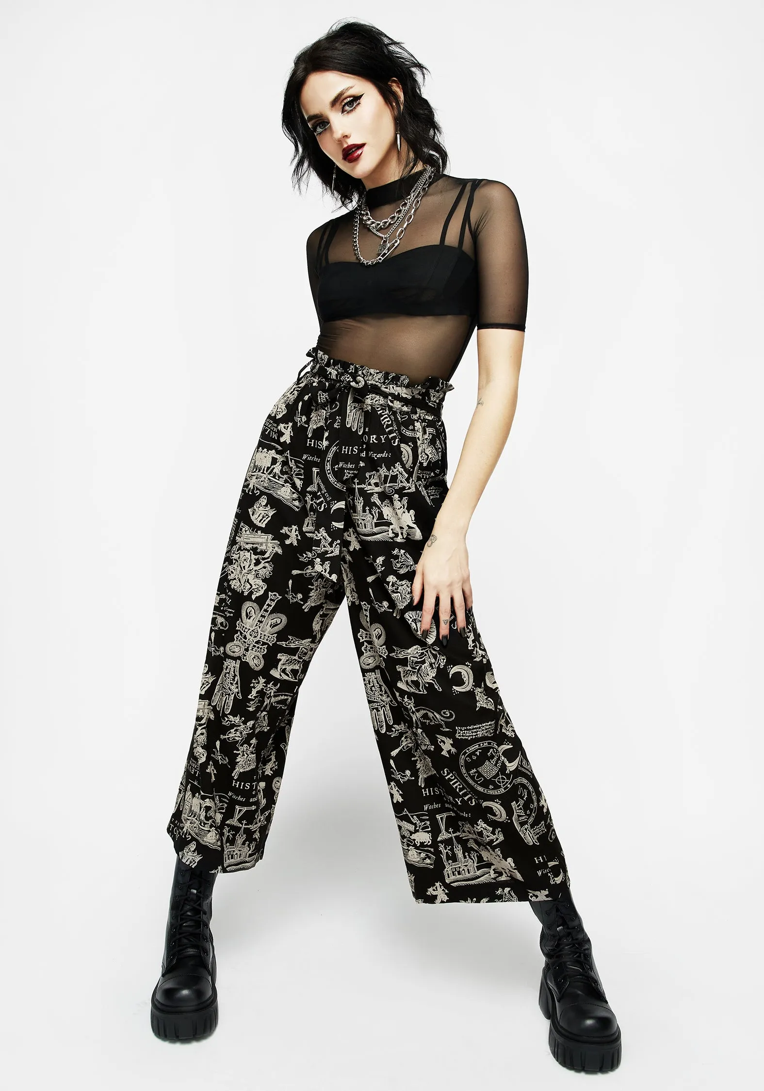 Heresy Paperbag Trousers Curved Waistline