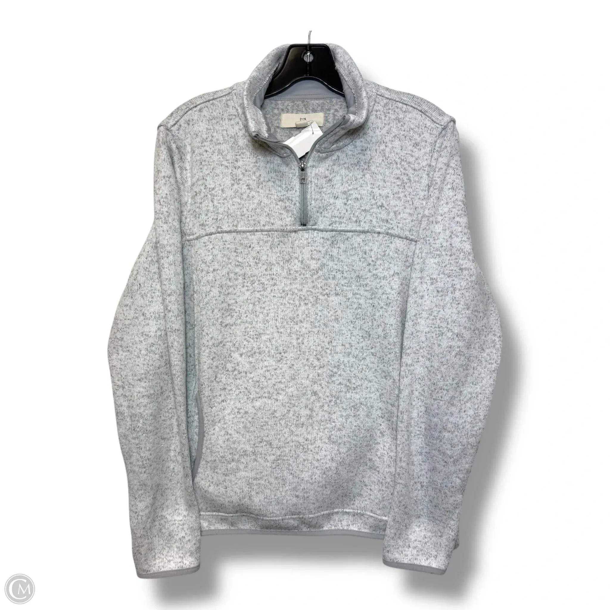 Sweatshirt Collar By Thread And Supply In Grey, Size: L NoRubEdging Breathable Material