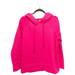 Work-Ready Sweatshirt Hoodie By Danskin In Pink, Size: L