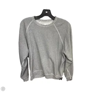 Sweatshirt Crewneck By The Great. In Grey, Size: S AntimicrobialCoating