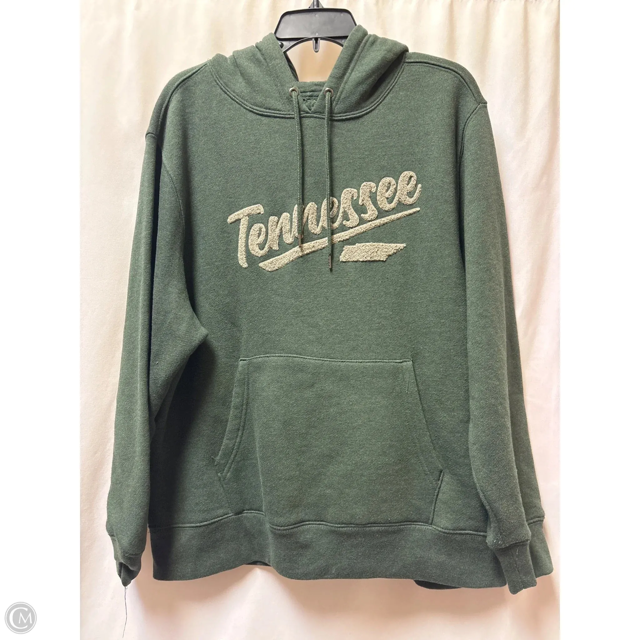 Sweatshirt Hoodie By Clothes Mentor In Green, Size: Xl Soft Socks