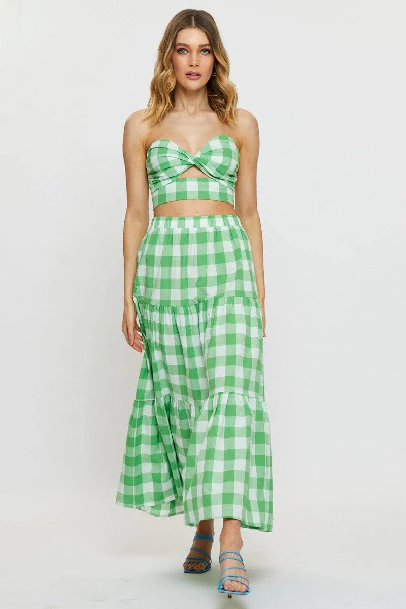 Multi-Purpose Wear Check Singlet Top Crop
