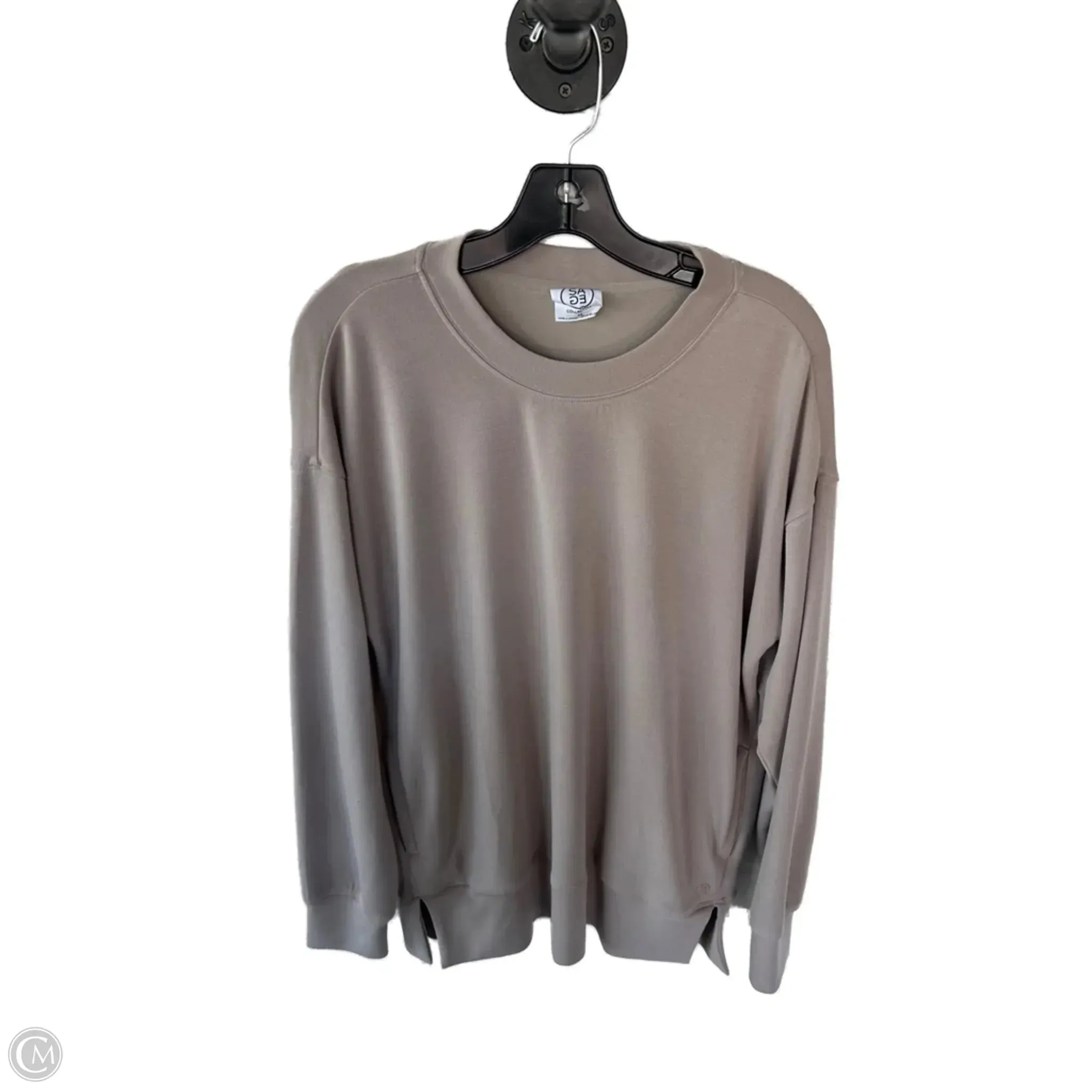 Sweatshirt Crewneck By Clothes Mentor In Tan, Size: Xs Summer Air Cool Hooded Jacket