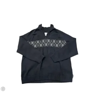 QuickReleaseClosures Sweatshirt Collar By Sonoma In Black & White, Size: L
