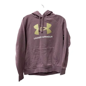 Athletic Sweatshirt Hoodie By Under Armour In Purple, Size:M Bold Core Stylish Protection