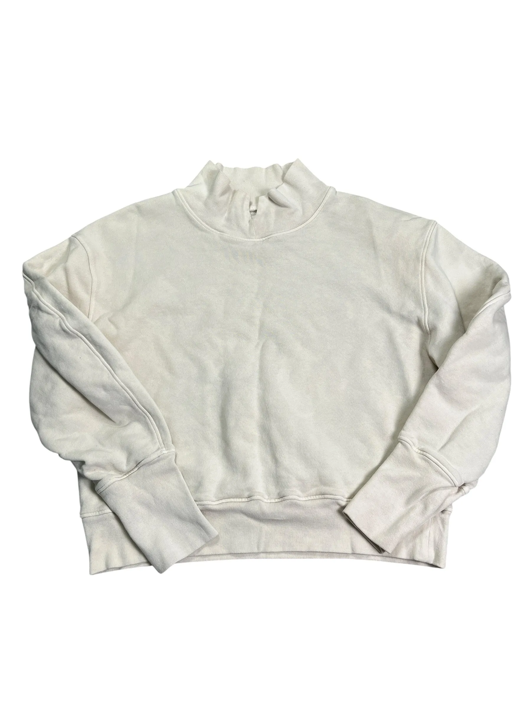 Charm Core Modern Look Sweatshirt Collar By Citizens Of Humanity In Cream, Size:L