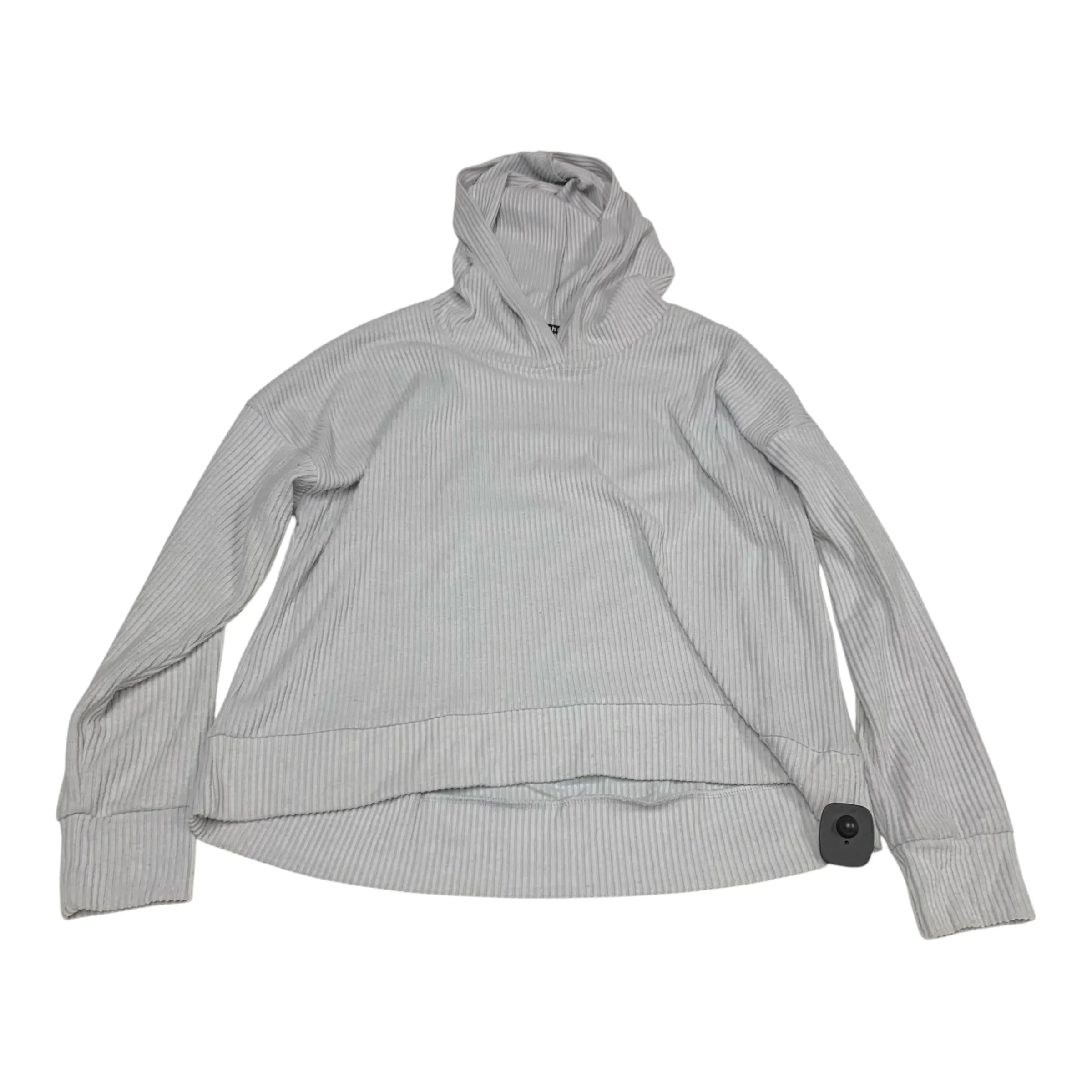 Simple Dress Sweatshirt Hoodie By Zobha In Grey, Size: Xl