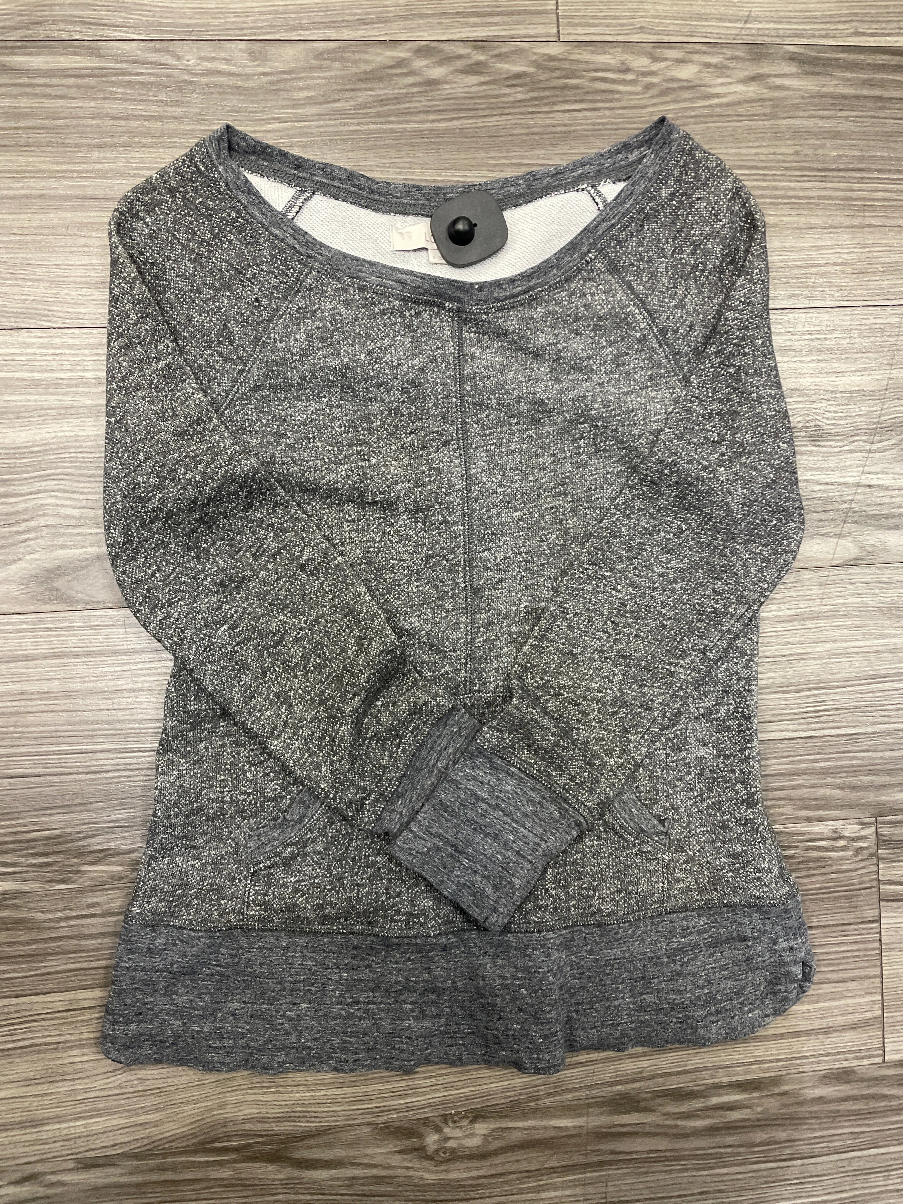 Hot Core StaticFreeLining Sweatshirt Crewneck By Loft In Grey, Size: S