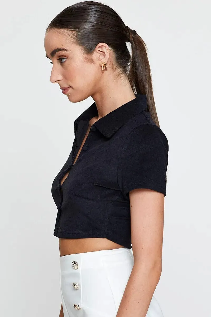 Black T Shirt Short Sleeve Everyday Comfort