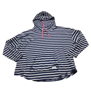 Sweatshirt Hoodie By Southern Tide In Blue & White, Size: Xl Transitional Clothing