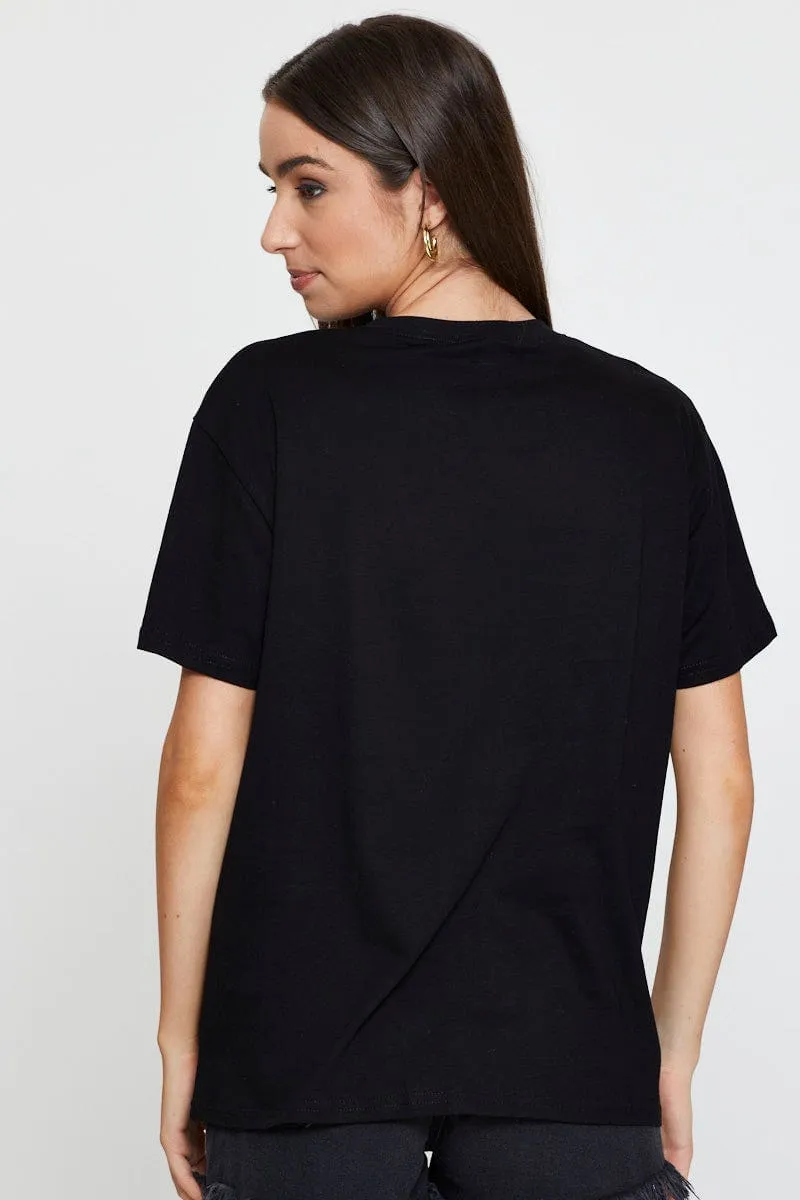 Opaque Core Classic Sweater Black Vintage T Shirt Boyfriend