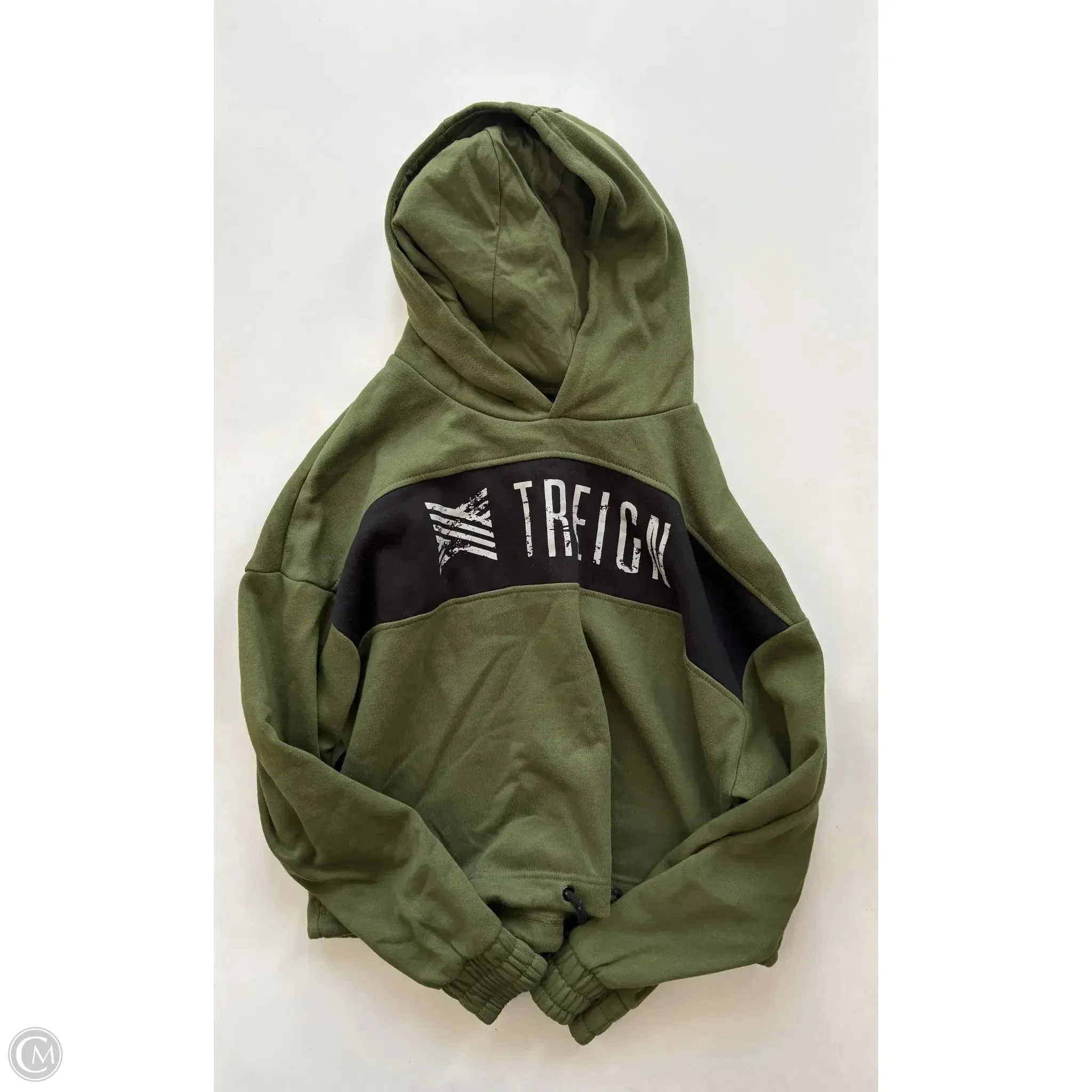 Sweatshirt Hoodie By Treign In Green, Size: L Multi-Purpose Wear Queen Glow