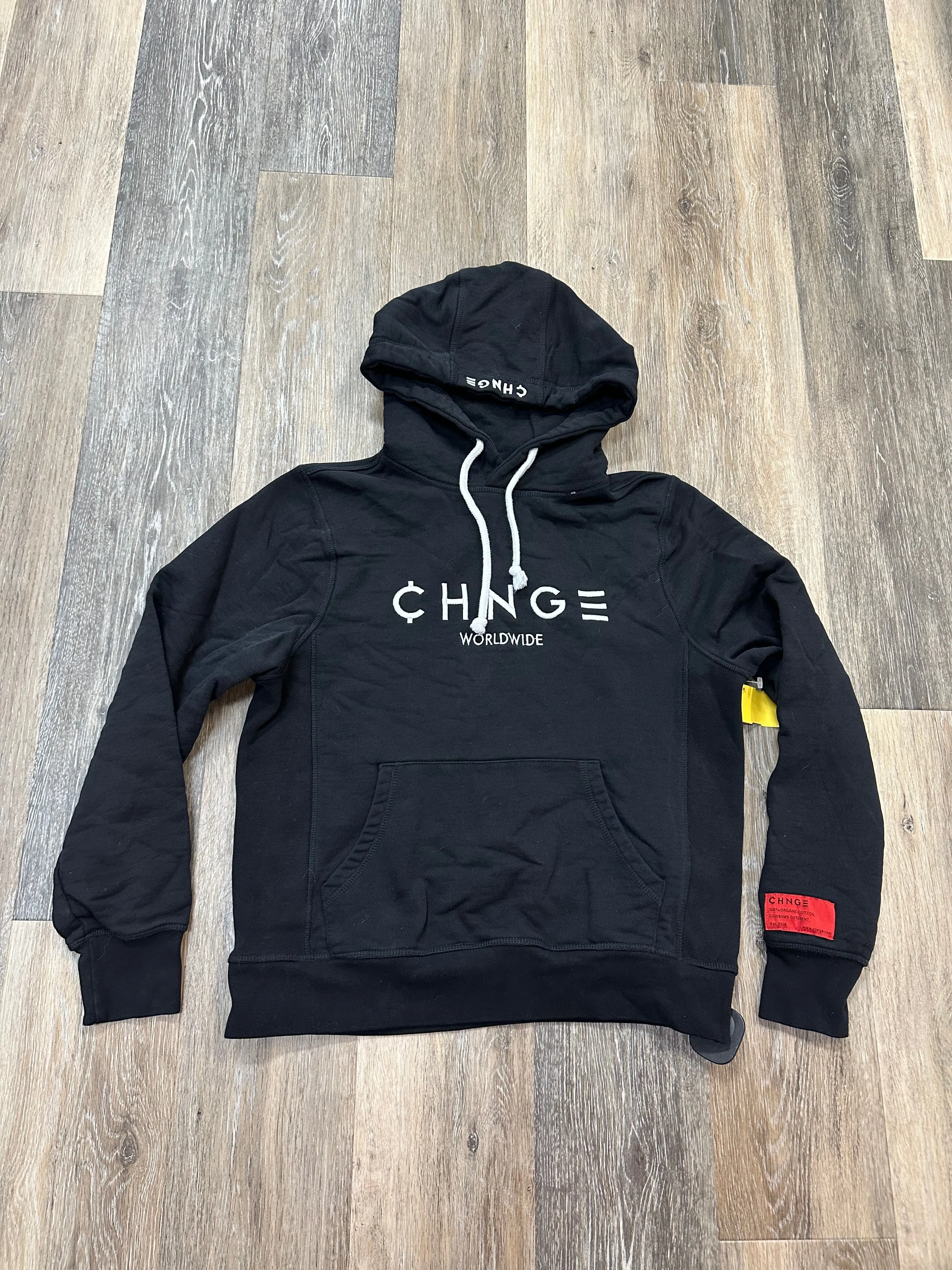 TaglessDesign Sweatshirt Hoodie By Change In Black, Size: S