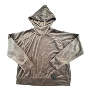Sweatshirt Hoodie By Evereve In Brown, Size:L Weather Ready Fashion Core