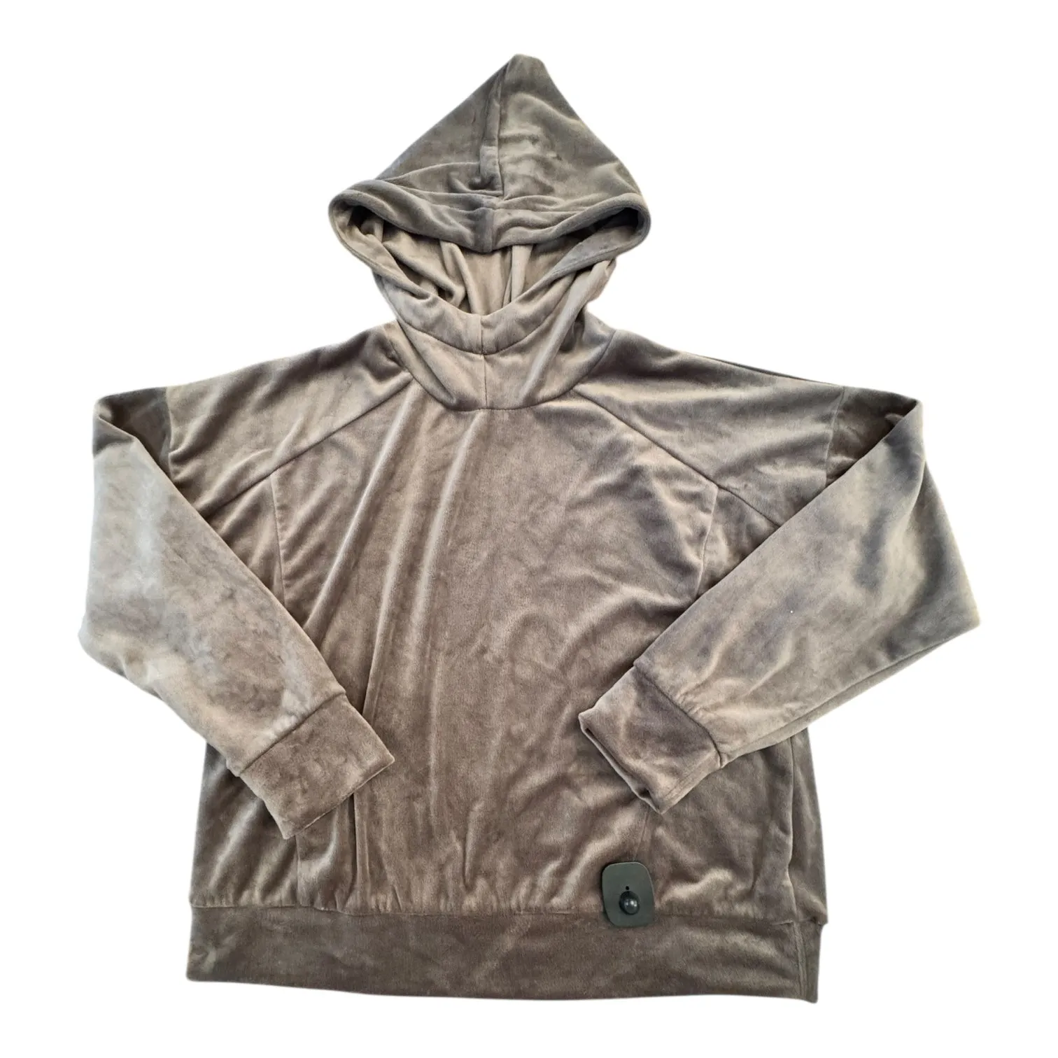 Sweatshirt Hoodie By Evereve In Brown, Size:L Weather Ready Fashion Core