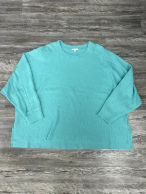 Sweatshirt Crewneck By Maurices In Teal, Size: 3x Soft Jersey